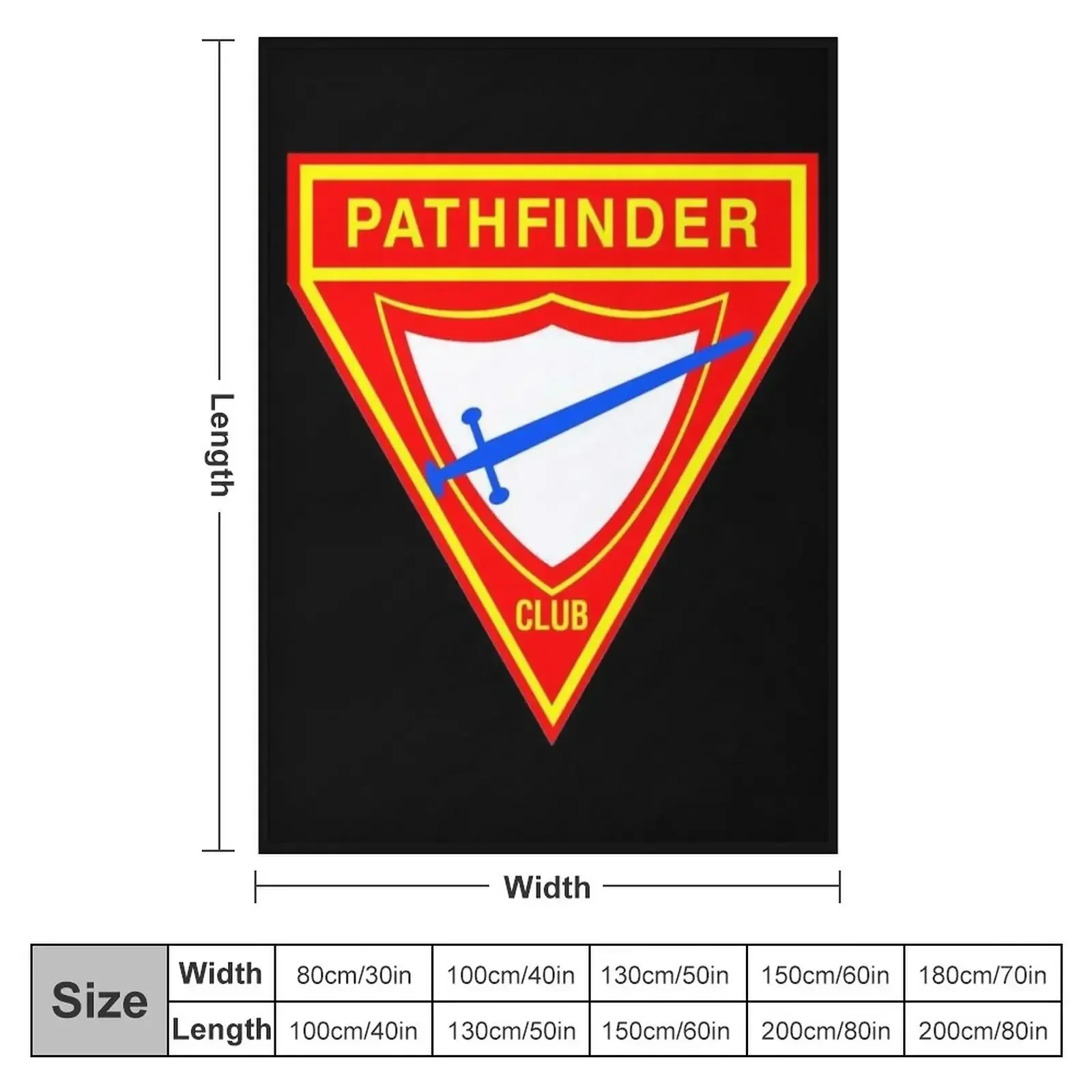 Pathfinder Logo Seventh Day Adventist Throw Blanket Furry blankets and throws Blankets