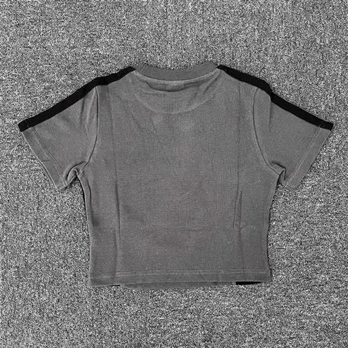 Gothique Y2K T-shirt femme Faion haut d'été à la mode gothique Sle 00% autres matériaux automne dames Dr