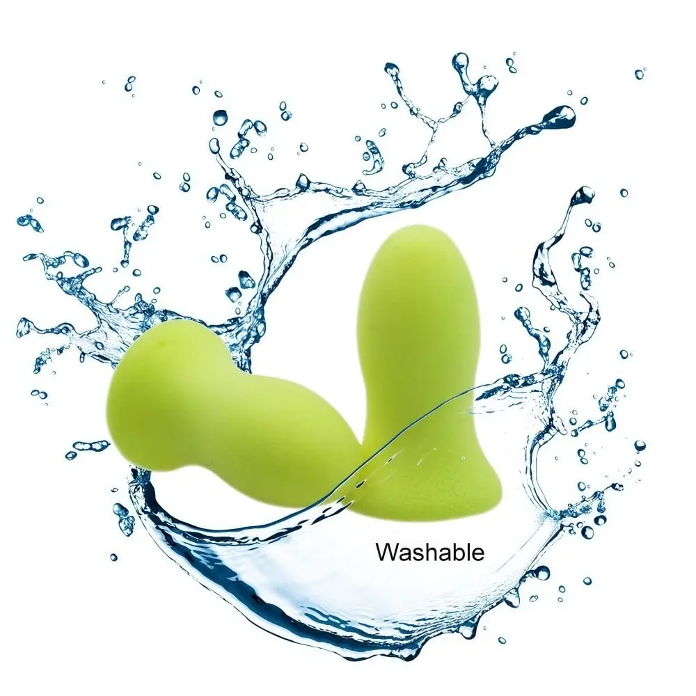 10Pcs/Box Reusable Anti-Noise Earplugs Slow Rebound Soft Foam Sleeping Aid Earplugs Anti-Tinnitus Comfortable Fit