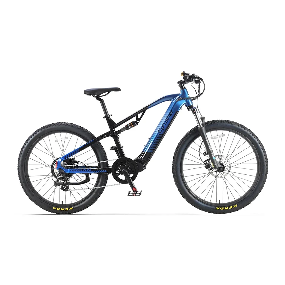 Flex E-Bike mit 250W Motor, Stoßdämpfer, Offroad-Scheibenbremse, Hydraulikbremse, 27,5 Zoll Reifen, 48V15Ah Batterie