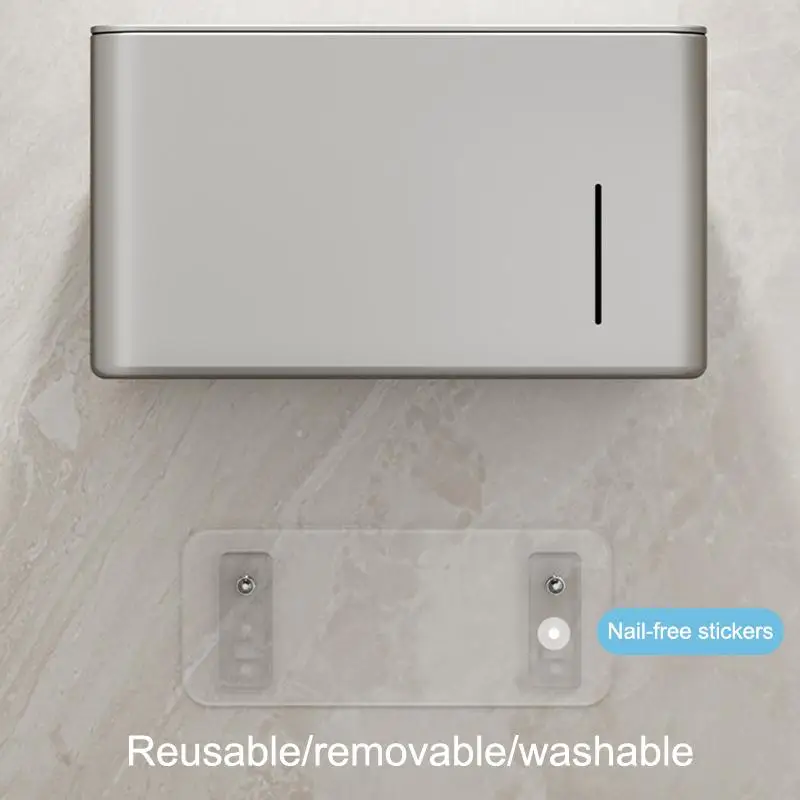 Feuchtigkeitsbeständiger, korrosionsbeständiger, wandmontierter Toilettenpapierhalter, keine Bohrinstallation erforderlich, Badezimmer-Papierspender – Detail 8