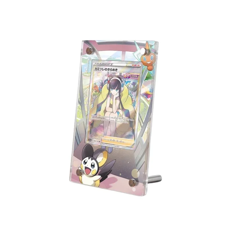 Новая самодельная акриловая карточка Pokemon Elesa кирпичный щит маленькая фоторамка Витрина коробка классика Аниме Коллекция искусственных подарков