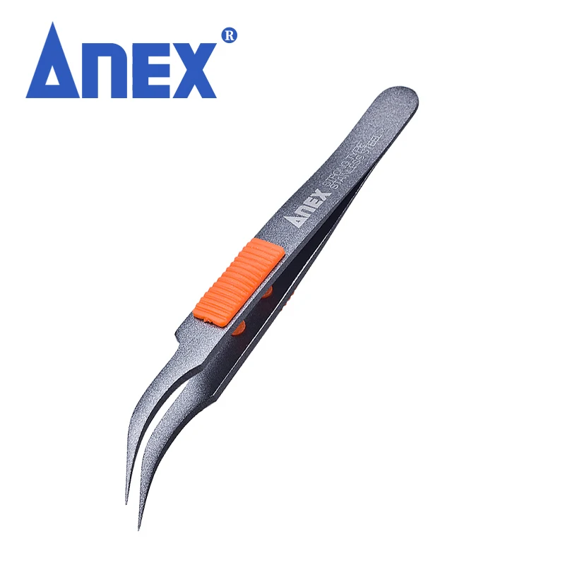 

ANEX Tweezers with Handle, Suitable for Clocks and Watches and Other Precision Machine Repair Use Made in Japan