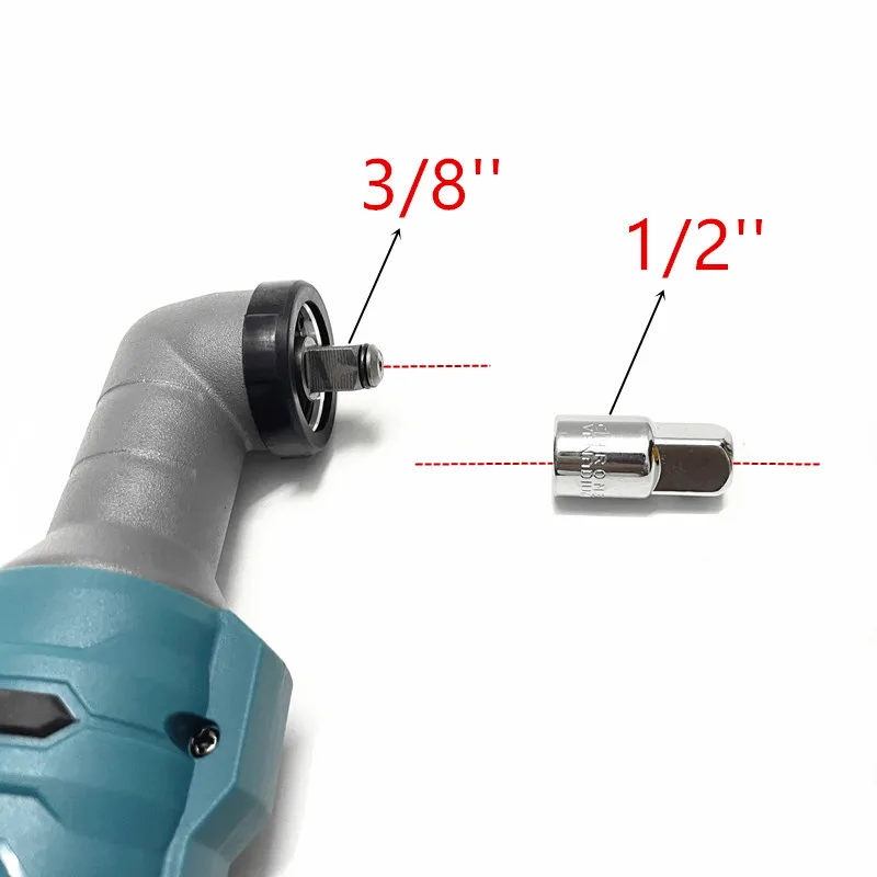 1200Nm Brushless Electric Ratchet Wrench 3/8'' 1/2'' 2 in 1 Removal Screw Nut Car Repair Power Tools For Makita 18V Battery