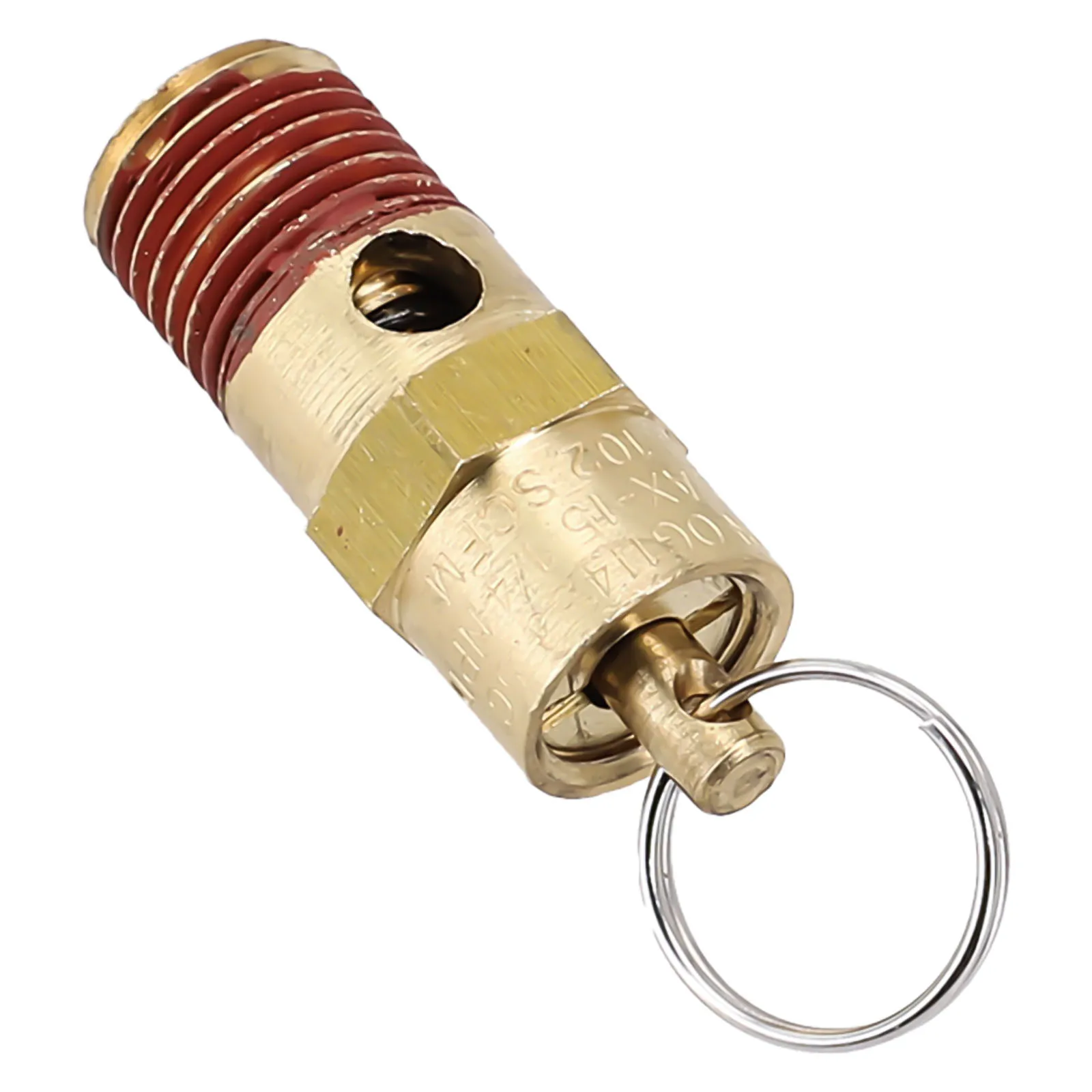 Nueva Válvula de Seguridad de Presión de 1/4'' NPT y 125 PSI para Compresor de Aire, Válvula de Retención de Latón para Tanque de Compresor de Aire