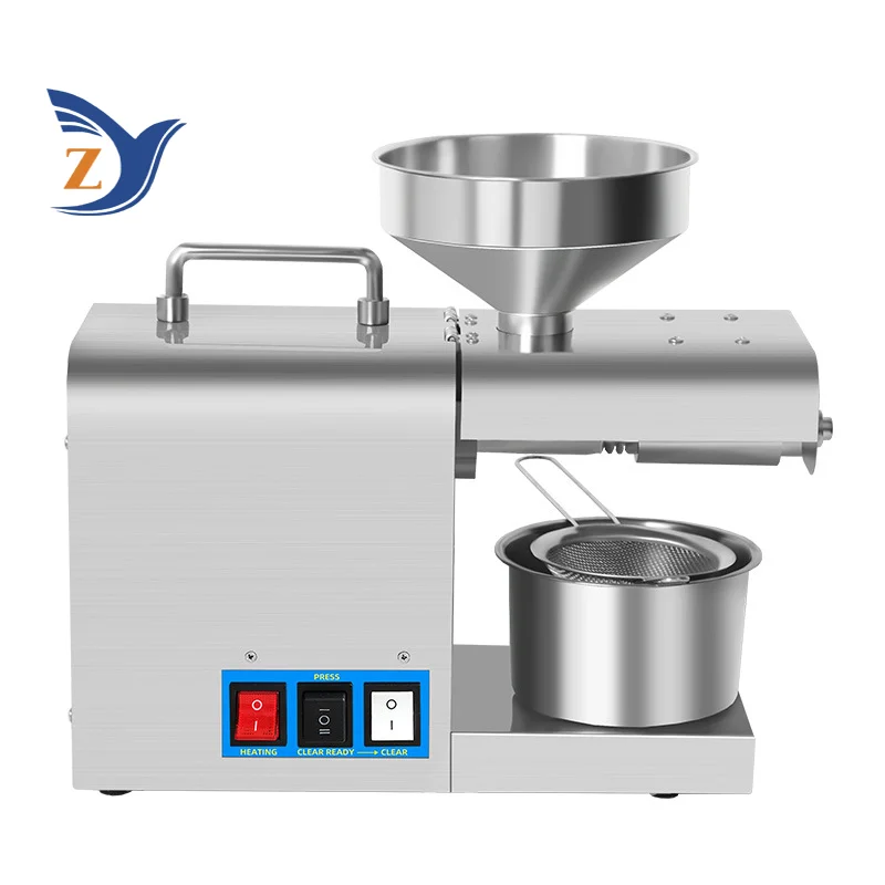 Oil Press Machine RG-311 Rapeseed Sesame Peanut Equipment Medium Commercial Selling Edible Sunflower Seed Tea Seed Extraction