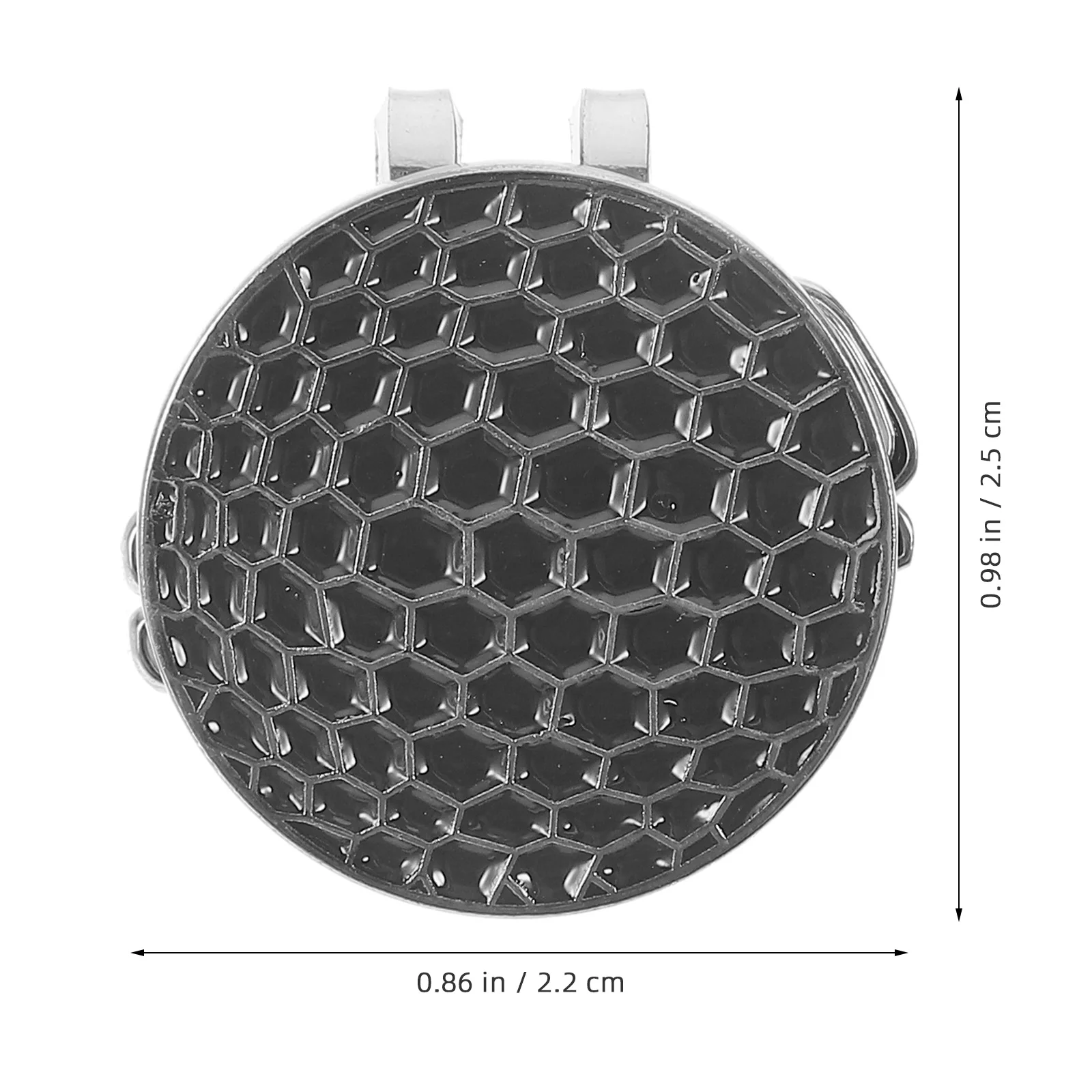 

1pcs Clip Metal Ball Marker Decorative Accessory Portable Decorative Golf Marker Supply For Men Golf Accessories Gift