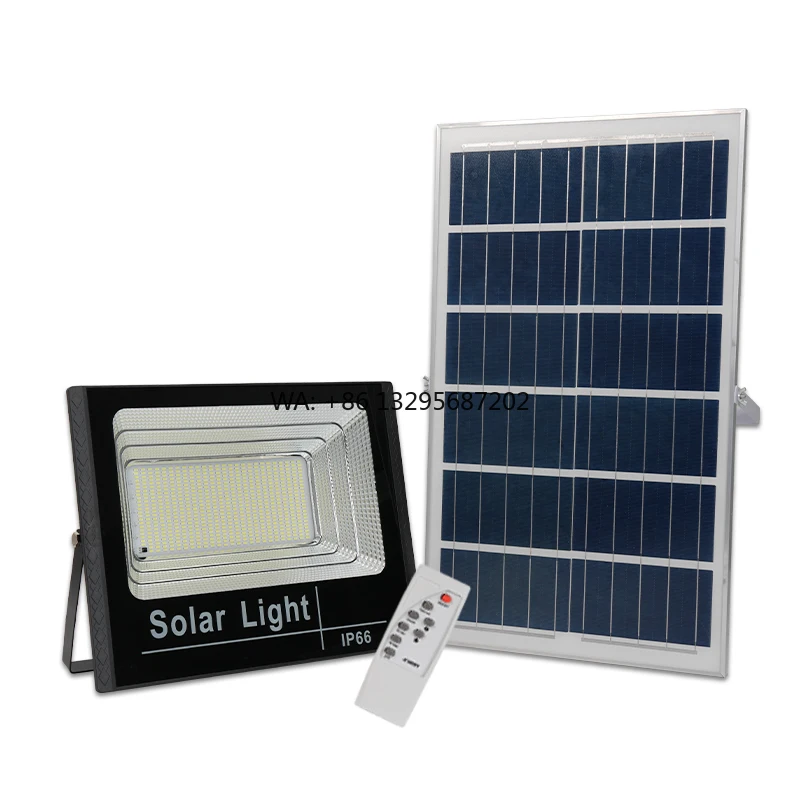 

Sunshine New Arrival 200w 300w LED Solar Flood Light Light Waterproof IP67 Remote Control Garden Power Outdoor ABS Lamp Body