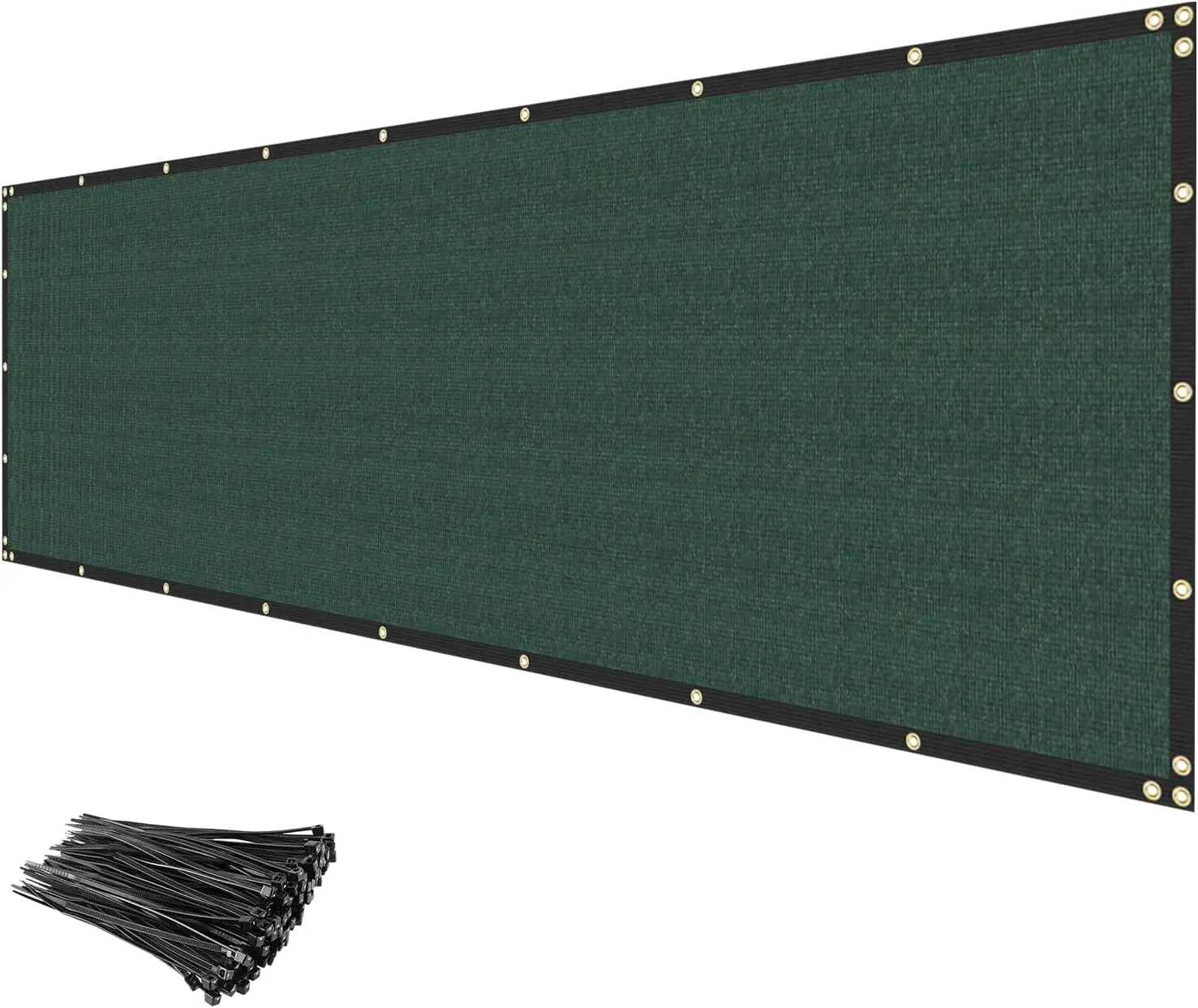 

Privacy Fence Screen 5' X 50' Fencing Cover Heavy Mesh Windscreen Cloth for Outdoor Garden Patio Backyard Fence Green