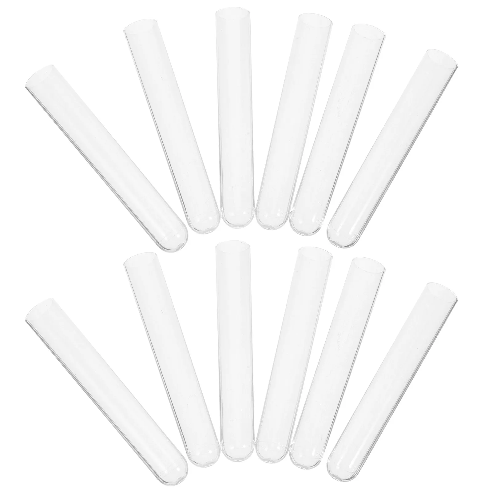 100Pcs Safe Reusable Clear Plastic Test Tubes with Tight Seal Caps Perfect for Science Classrooms Candy Stores Halloween view 5