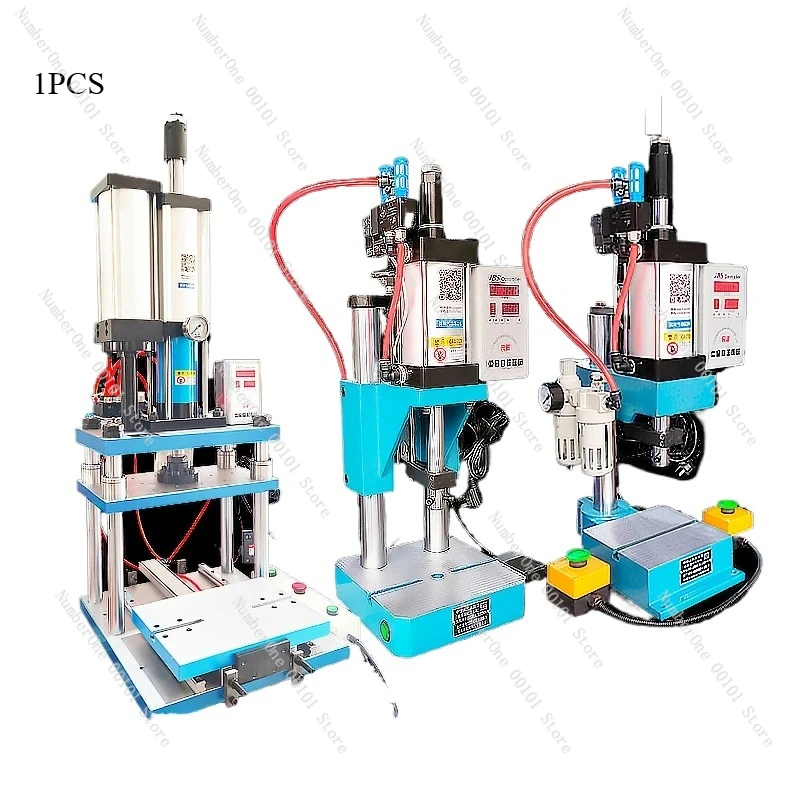

Single column pneumatic punch press, small cylinder press, desktop 500kg bearing, rivet nut, pneumatic beer machine