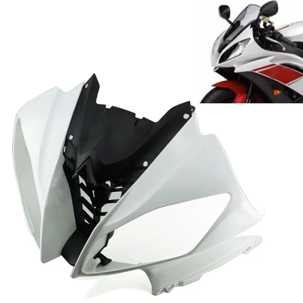 ABS Unpainted Front Upper Nose Fairing for Yamaha YZF R6 YZFR6 2008 2009 YZF-R6 08 09 Individual Motorcycle Top Cowl Fairings