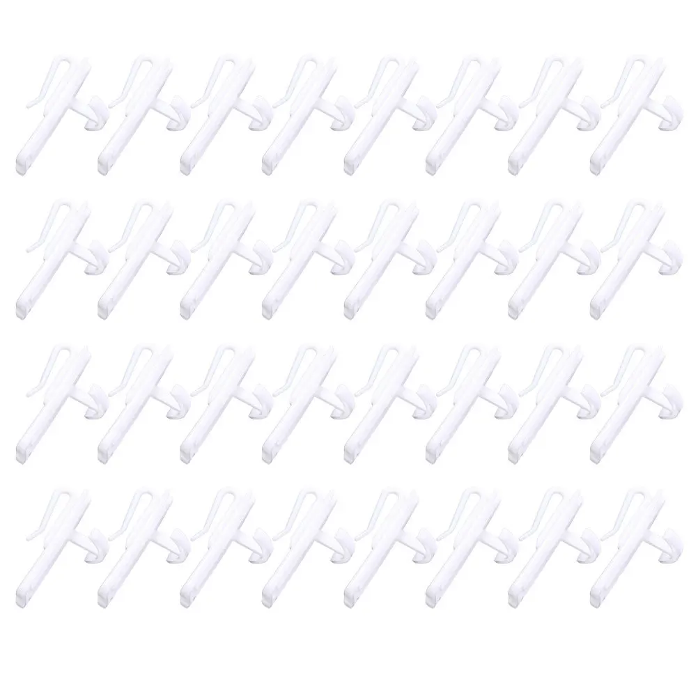 

100pcs Nanometer Plastic Drapery Pins For Pleated Drapes Clips Heavy Curtain Hanger Duty Curtain Hangers Clips