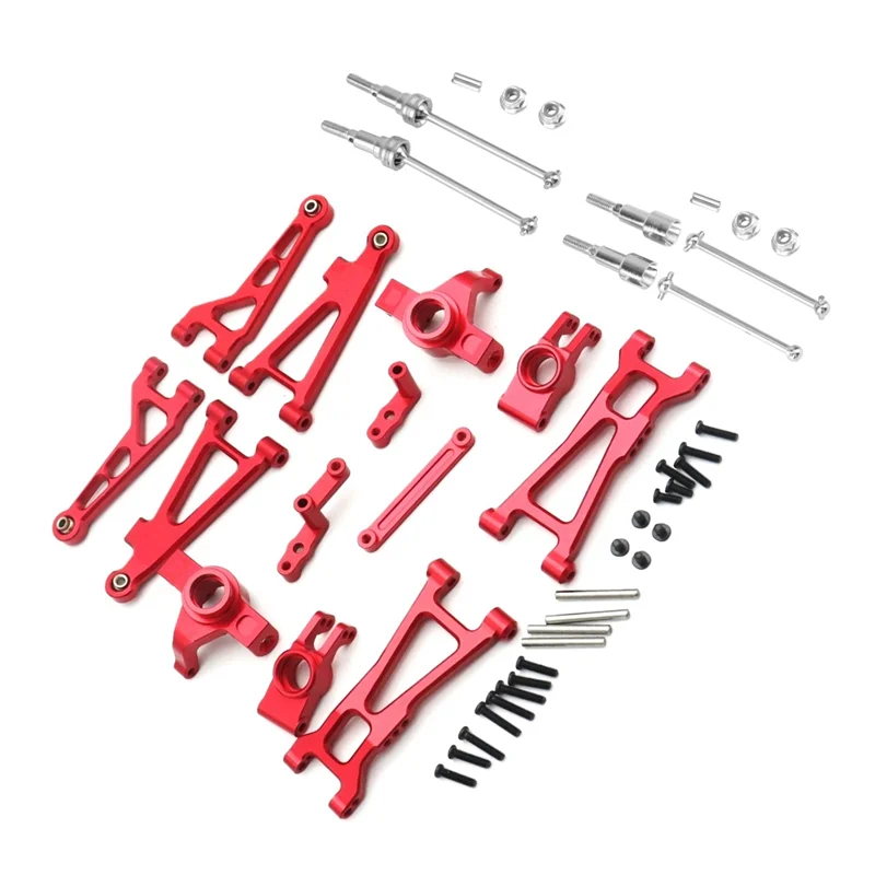 Metal Drive Shaft Suspension Arm Set for HAIBOXING HBX 16889 16889A 16890 SG1601 SG1602 1/16 RC Car Upgrades Parts,1