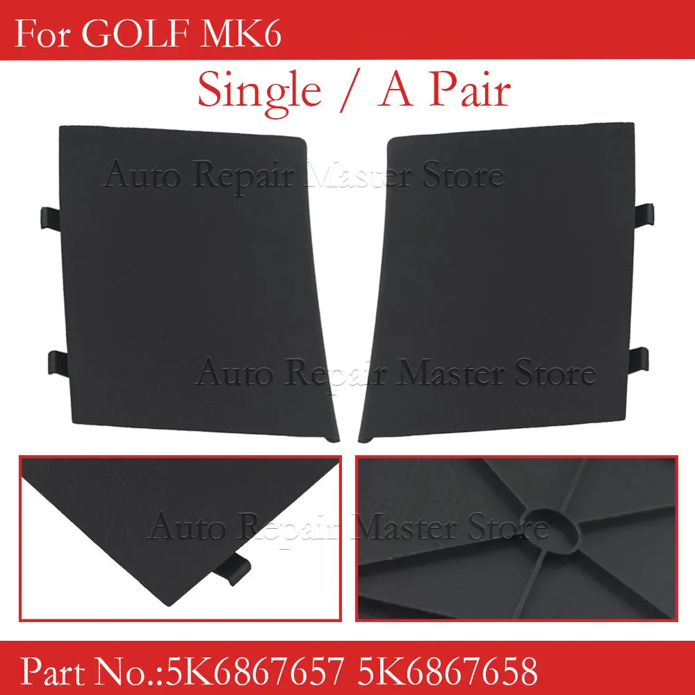 5K6867657 5K6867658 Car Inspection Cover Rear Trunk Taillight Repair Cover Cap Replacements For Golf MK6 Single or Pair