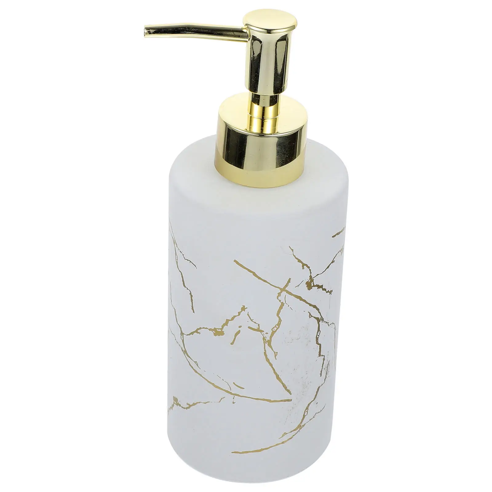 

Premium Marble Texture Press Pump Dispenser Bottle for Shampoo Conditioner Lotion Soap Body Wash Refillable Portable Travel