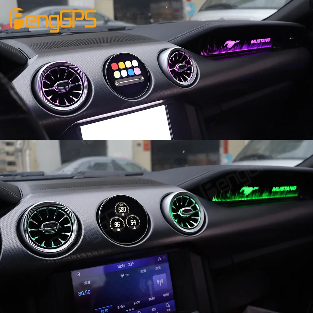 

Android LCD Screen Car Radio Multimedia Display Host For Ford Mustang 2015 2016 -2021 Co-pilot Racing Car Instrument Dashboard