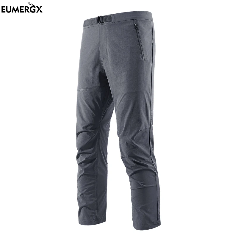 

EUMERGX Men's Summer Hiking Pants Trekking Mountaineering Camping Climbing Cargo Pants Outdoor Sports Quick Dry Stretch Trousers