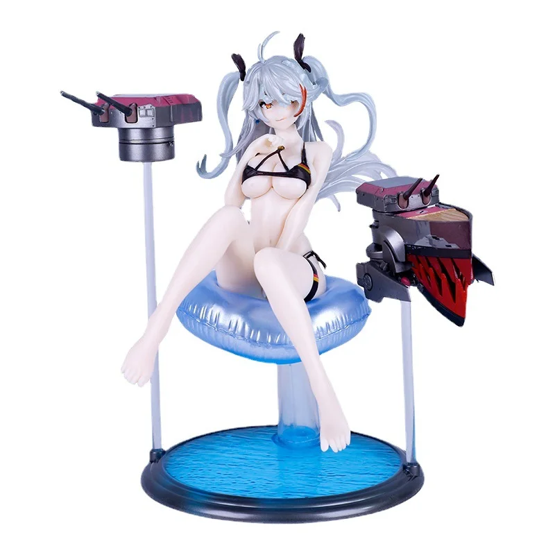 20cm Azur Lane Prinz Eugen Unfading Smile Girl Anime Figure Azur Lane St Louis Action Figure Collectible Model Doll Toys Gifts