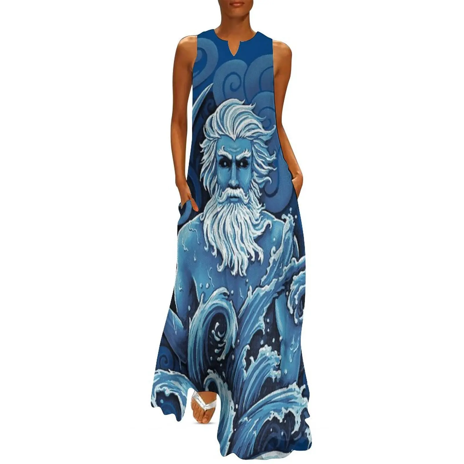 

Poseidon Long Dress summer dress daily Woman clothes dress summer 2025 women dresses for woman
