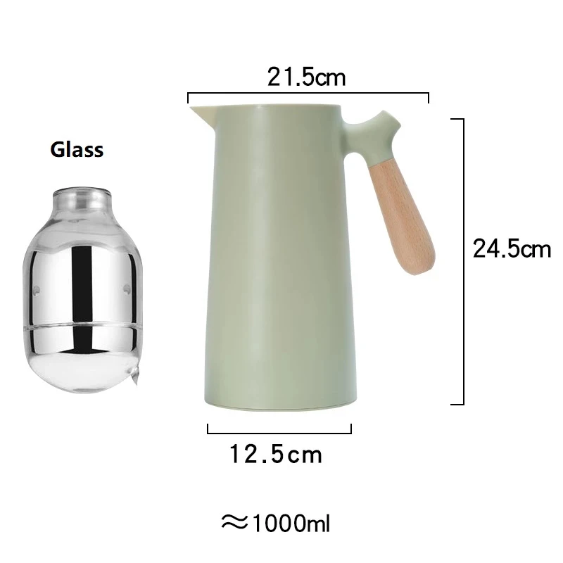 Thermos Bottle 1L Outdoor Travel Coffee Mugs Thermal Large Capacity Vaccum Water Bottle Thermal Mug