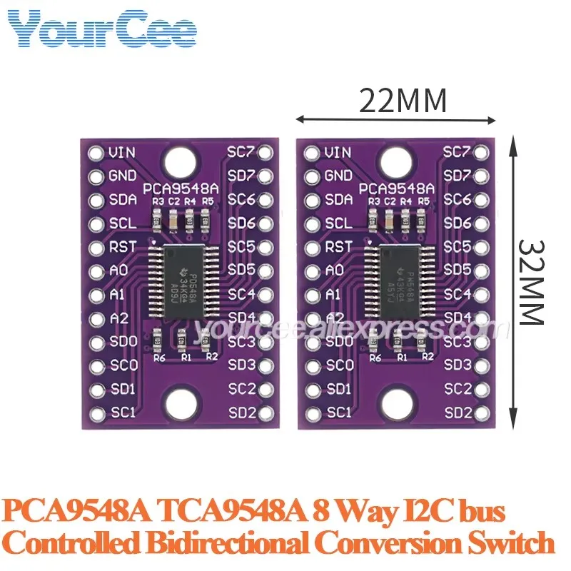 5 stücke/1 stück TCA9548A PCA9548A 8 Kanal Weg I2C IIC Bus Gesteuert Bidirektionale Umwandlung Schalter Modul Expansion Board 40KHZ