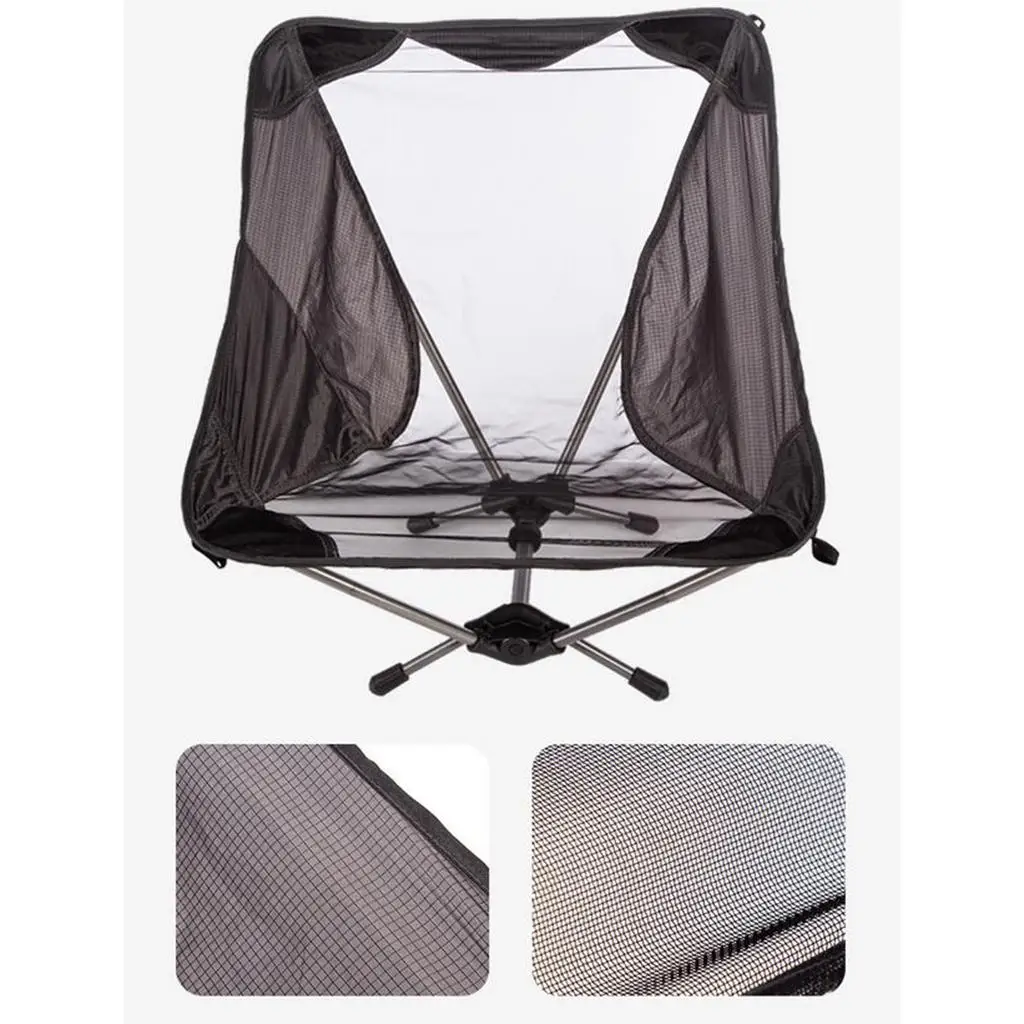 Camping Chair - Low Profile Folding Chair for Camping, Beach, Picnic, Barbeques, Sporting Event with Carry Bag