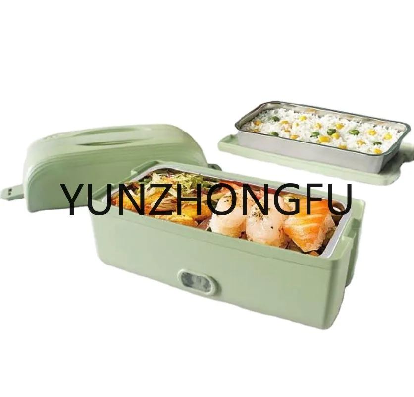 Portable Electric Lunch Box Heating Double Layer Stainless Multifunctional Mini Rice Cooker electric lunch box