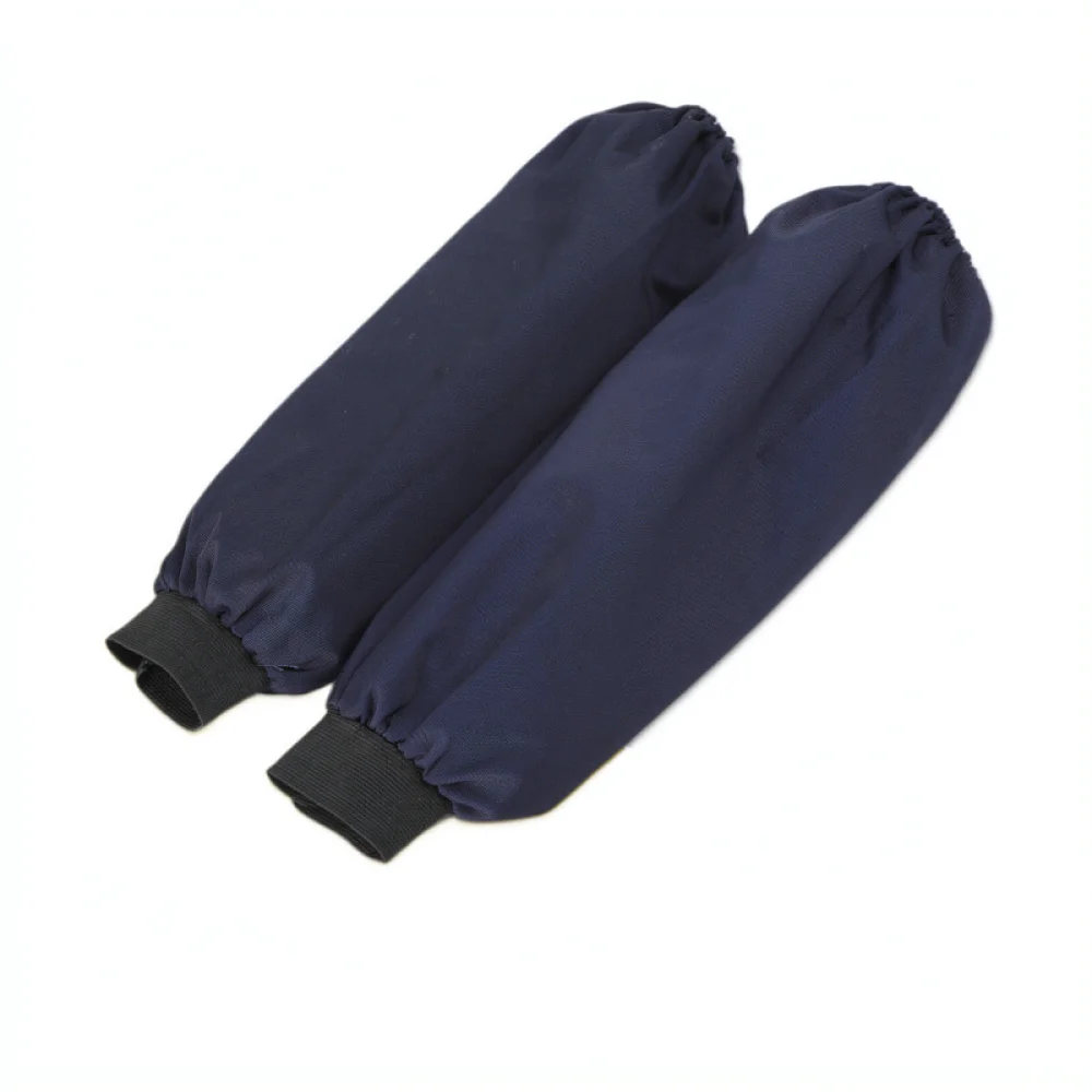 Wear Resistant Denim Protective Sleeves Durable Work Oversleeves Anti Dust Arm Guards For Welding Factory Industrial Operation