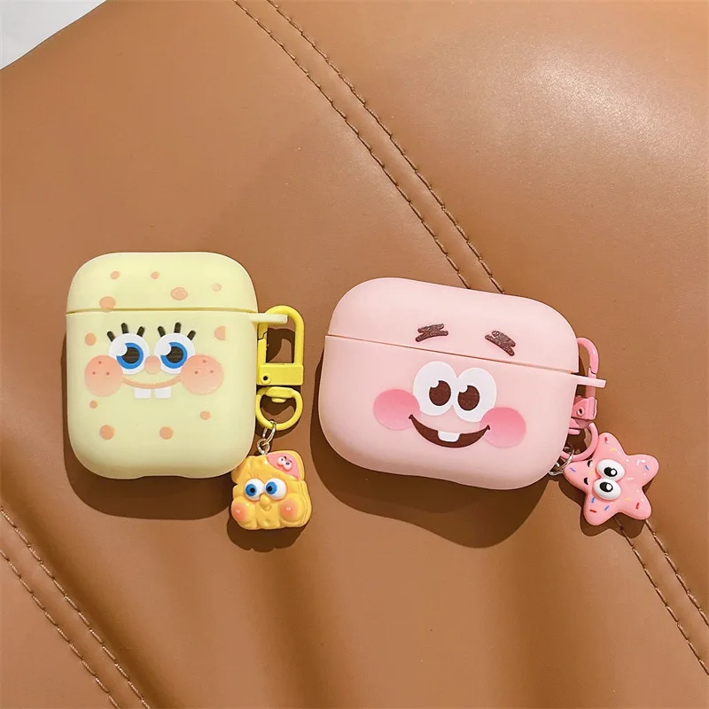 

Cute Cartoon Emoticons Case for AirPods Pro2 Airpod Pro 1 2 3 Bluetooth Earbuds Charging Box Protective Earphone Case Cover