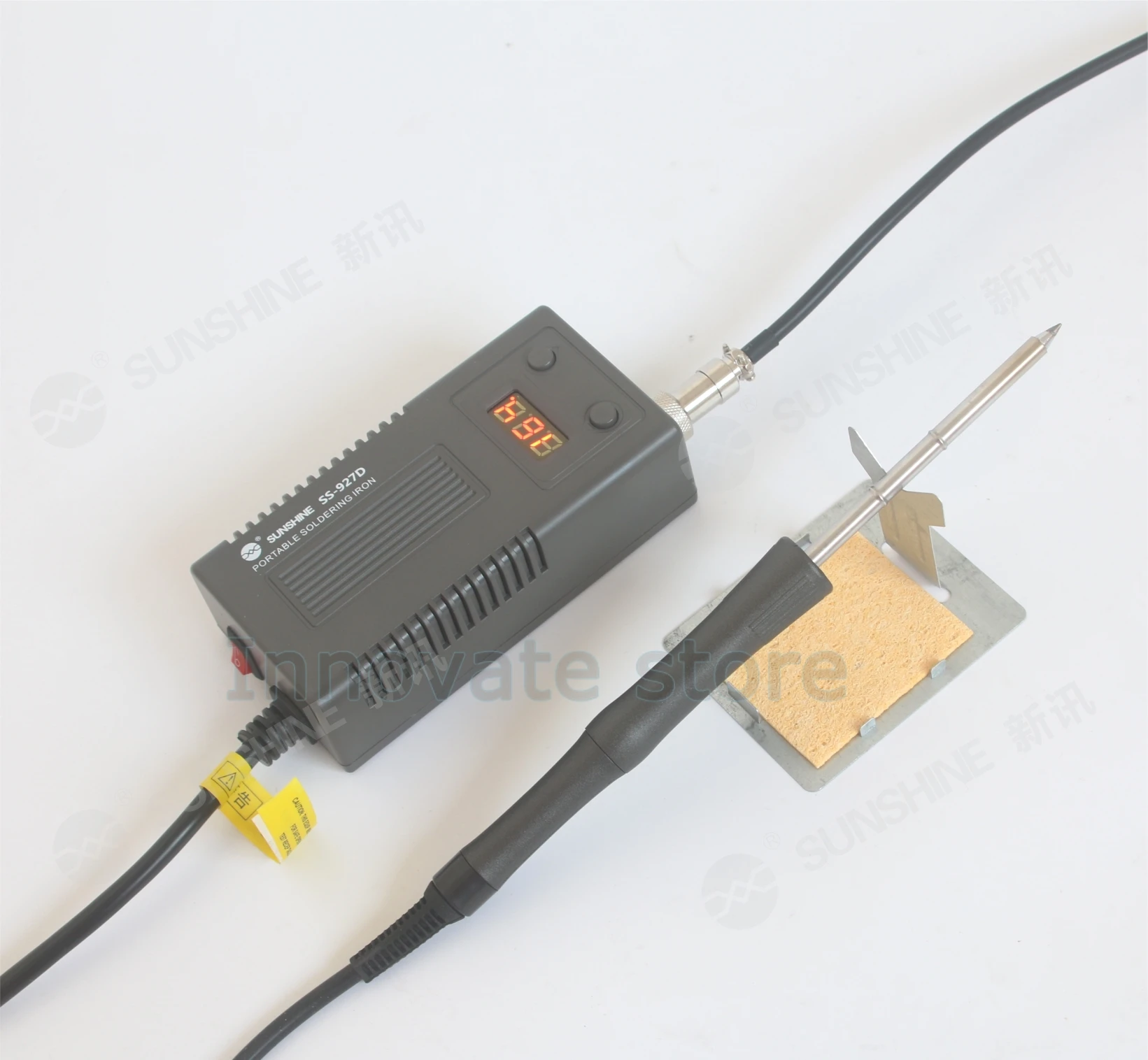 Stazione di saldatura Mini Digital SUNSHINE SS-927D stazione di saldatura a temperatura costante intelligente portatile riscaldamento rapido in 8 S