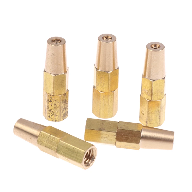 Replace Part Tips Copper Propane Welding Nozzle 0.5/0.6/0.7/0.8/0.9MM For H01-2 Holder Gas Welding Torch Accessories