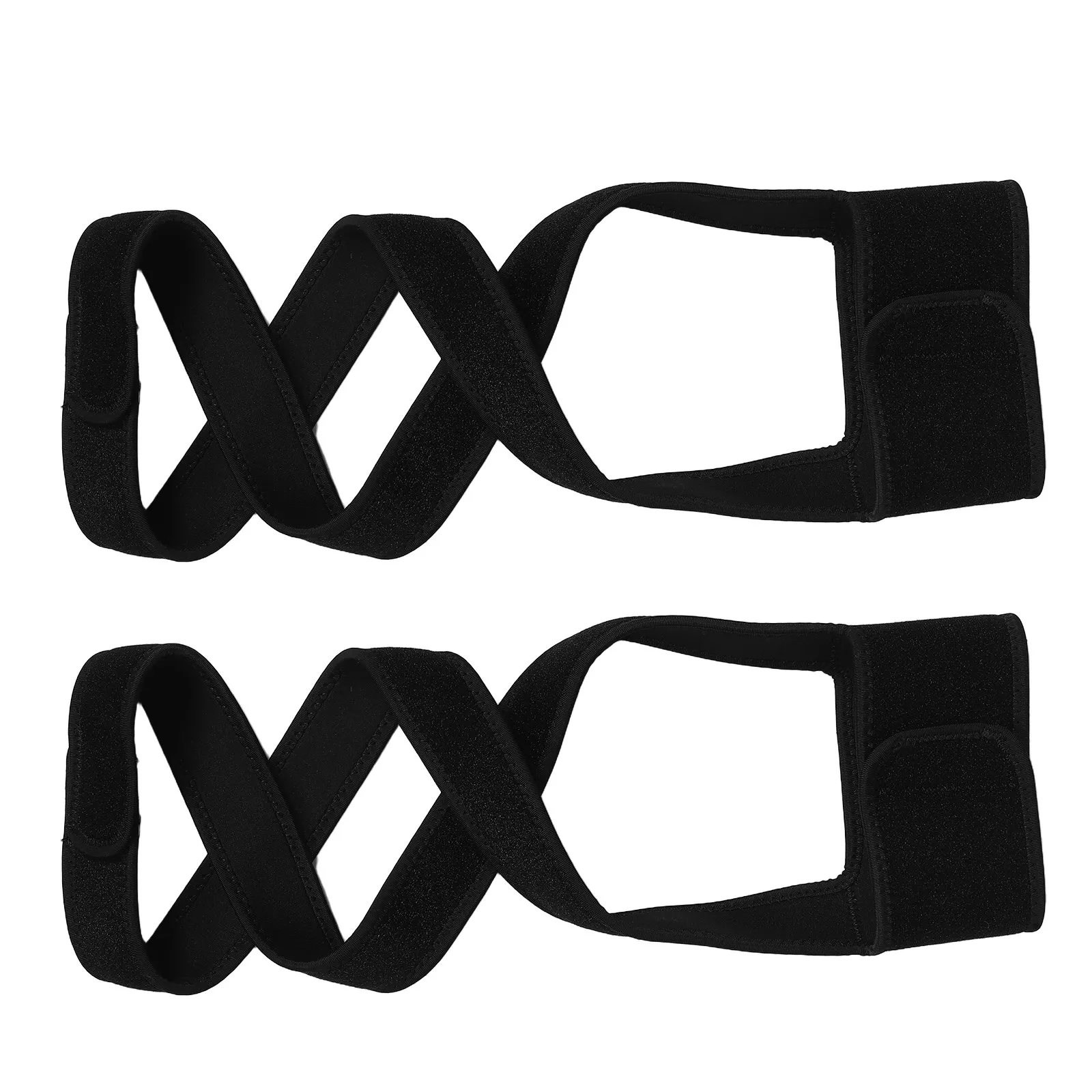 2PCS Wheelchair Footrest Straps Adjustable Anti Slip Pedal Shoe Holder Foot Support Safety Belt for Wheelchair Accessories