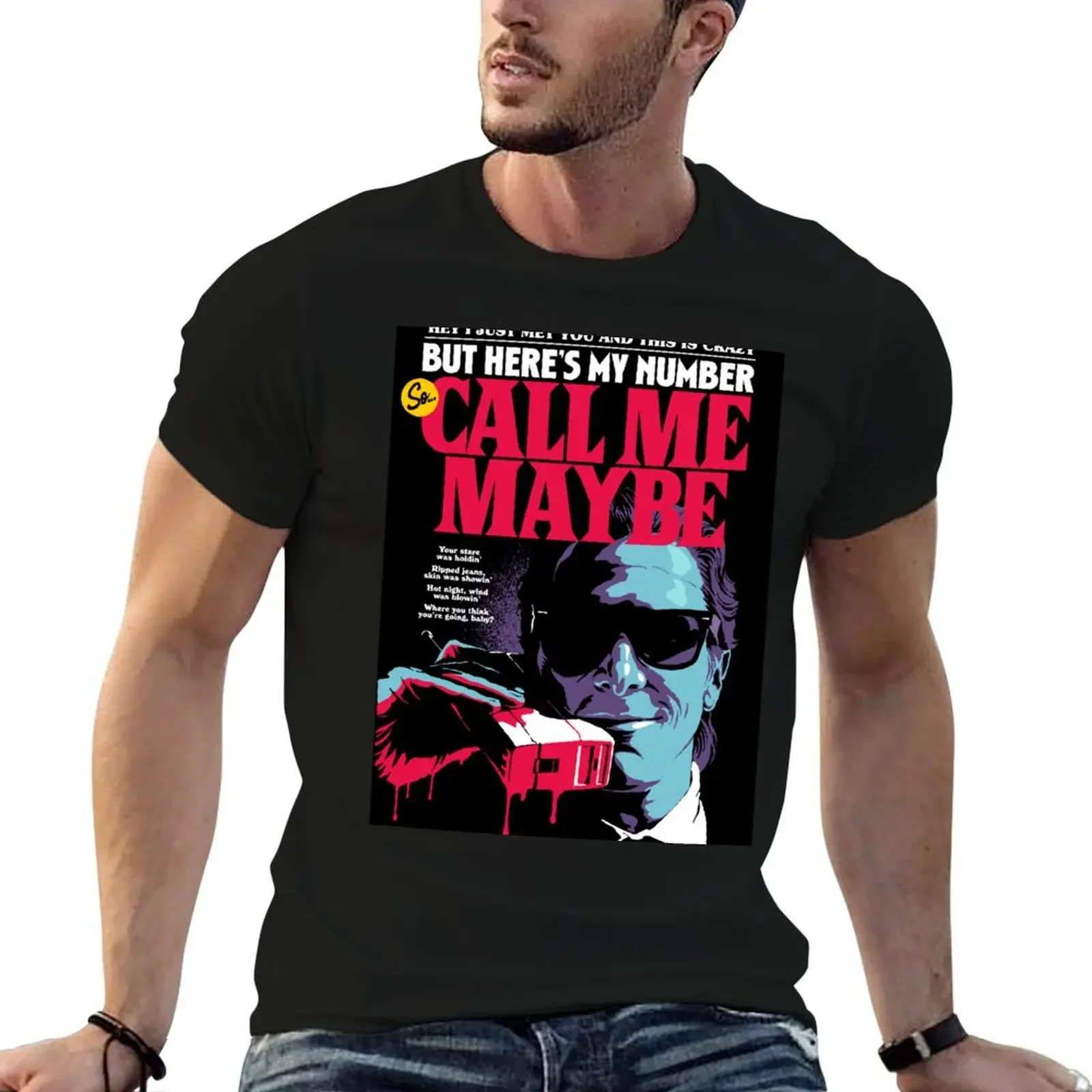 

The Call T-Shirt cotton graphic tees anime stuff t shirts for men graphic
