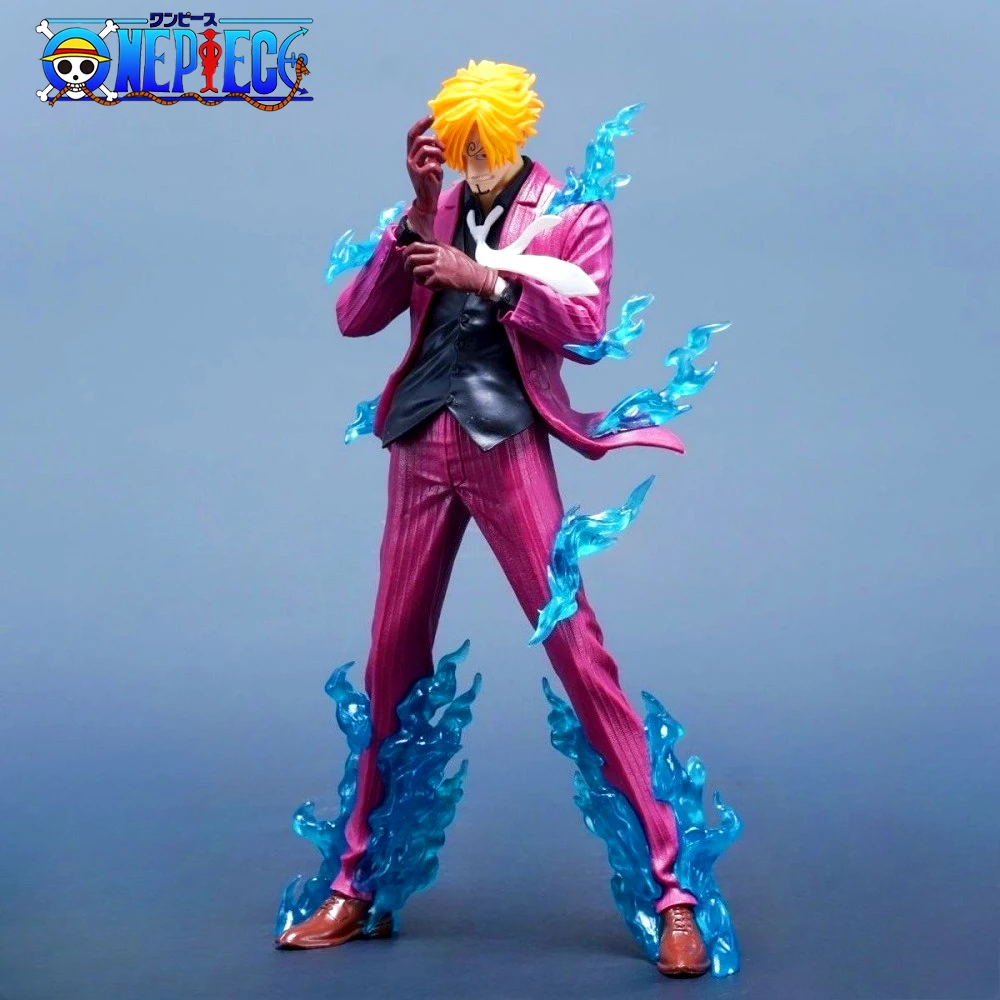 24 cm/9,45 pouces Anime une pièce Figure Sanji figurines d'action Pvc Statue bureau ornement Collection modèle jouets cadeaux
