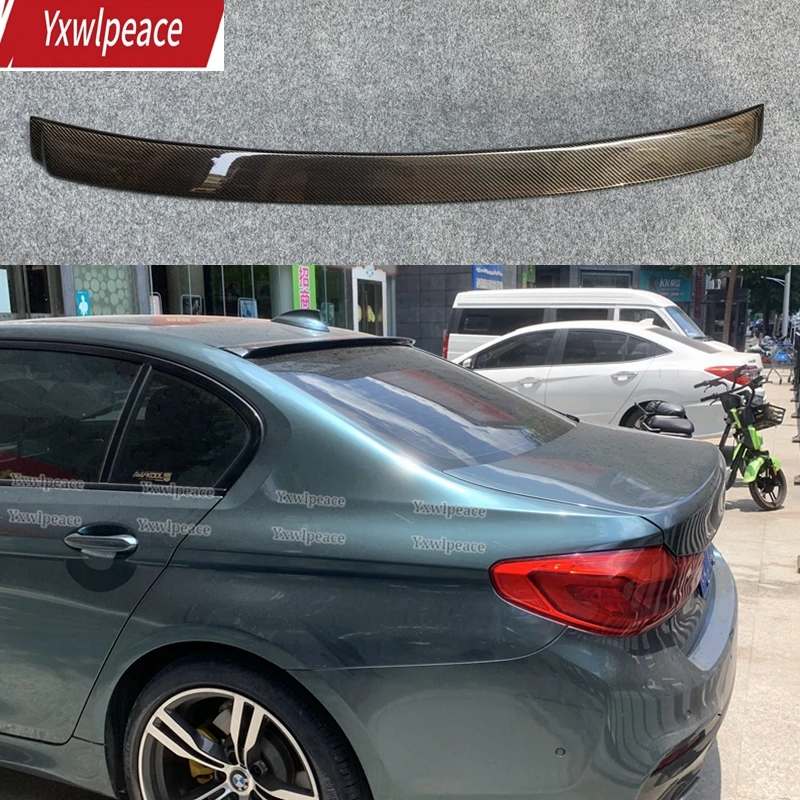 

For BMW 5 Series G30 Spoiler 2018-2022 5 Series G30 525 530li Real Carbon Fiber Rear Windows Roof Spoiler Body Kit Accessories