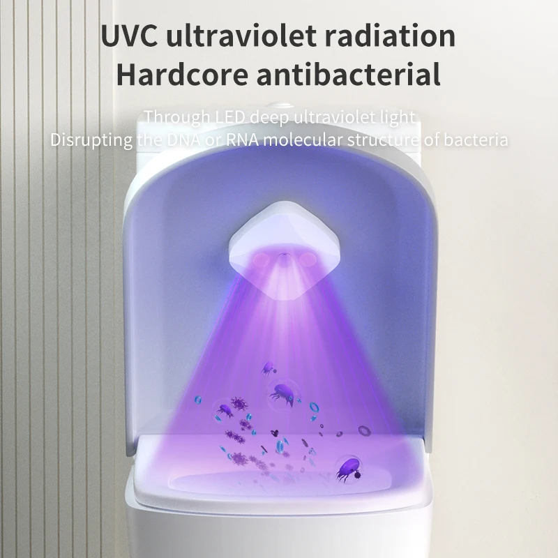 Bild 6: USB-Aufladbare Tragbare Mini-Desinfektionslampe für Toiletten-Keimelimination und Haushaltssterilisation mit Ultraviolettlicht