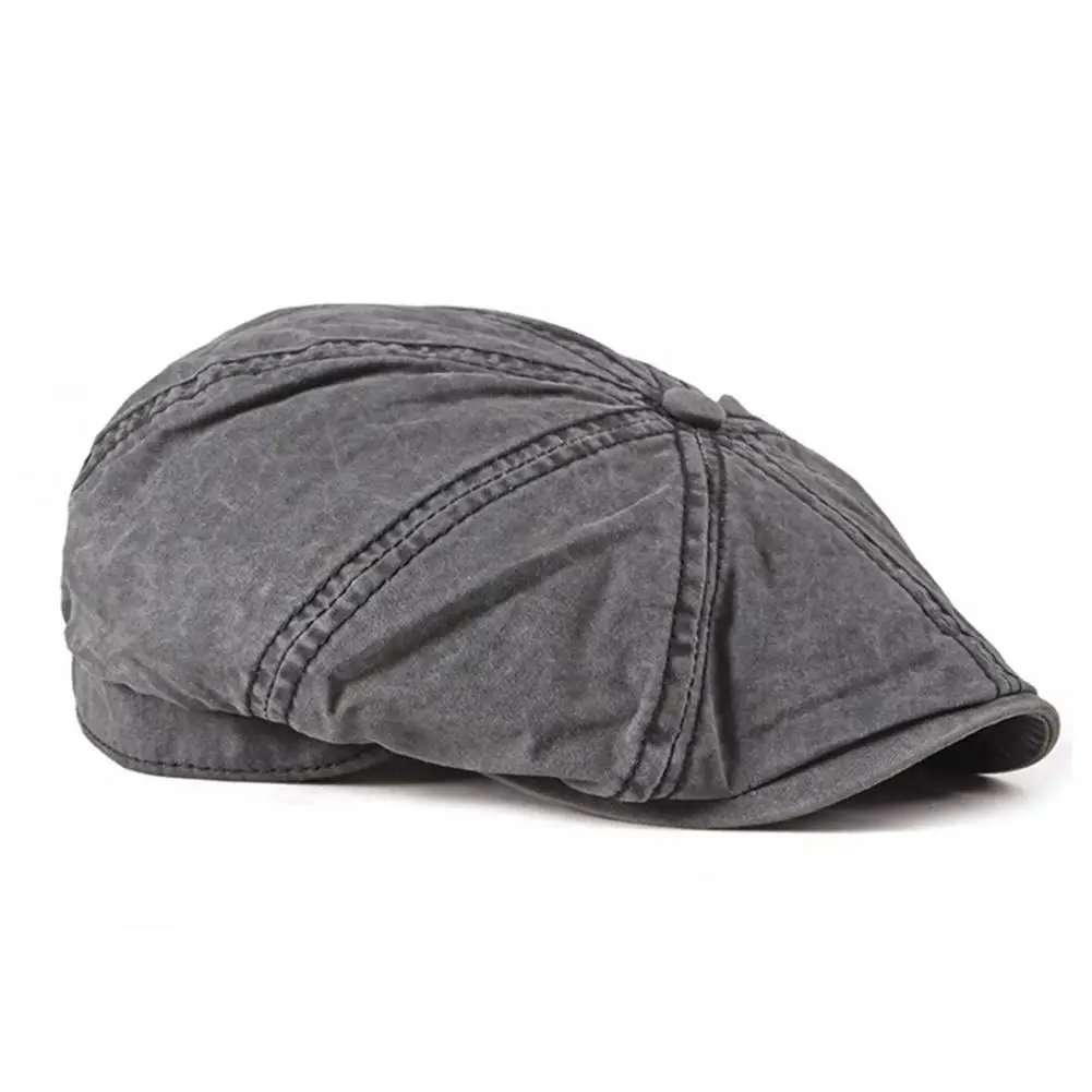 One-size Cool Berets Visor Flat Hat Spring Summer Beret Cap British Style for Holiday