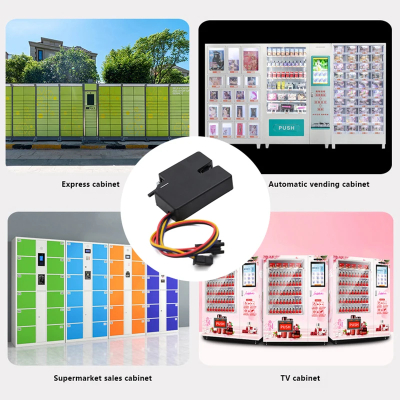 

1 шт. Миниатюрный электрический замок для шкафов и ящиков, 5В/12В/24В, для систем контроля доступа