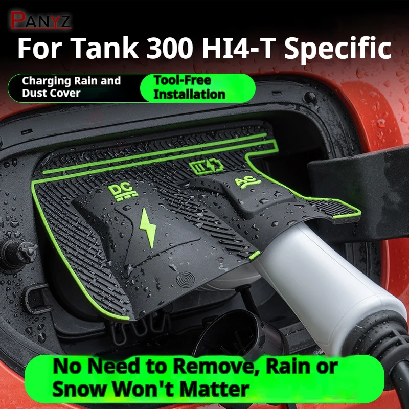 For Tank 300 400 700 Hi4-T 500 Dedicated New Energy Car Charging Port Waterproof Protector Cover Gun Rain Cover