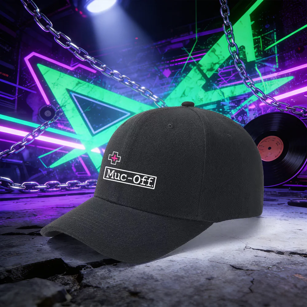 RIDE OR DIE MUC-OFF Print Maoqing Baseball Cap - Unisex Lightweight Suitable for Couples, Outdoor Sports & Music Festivals, Tren