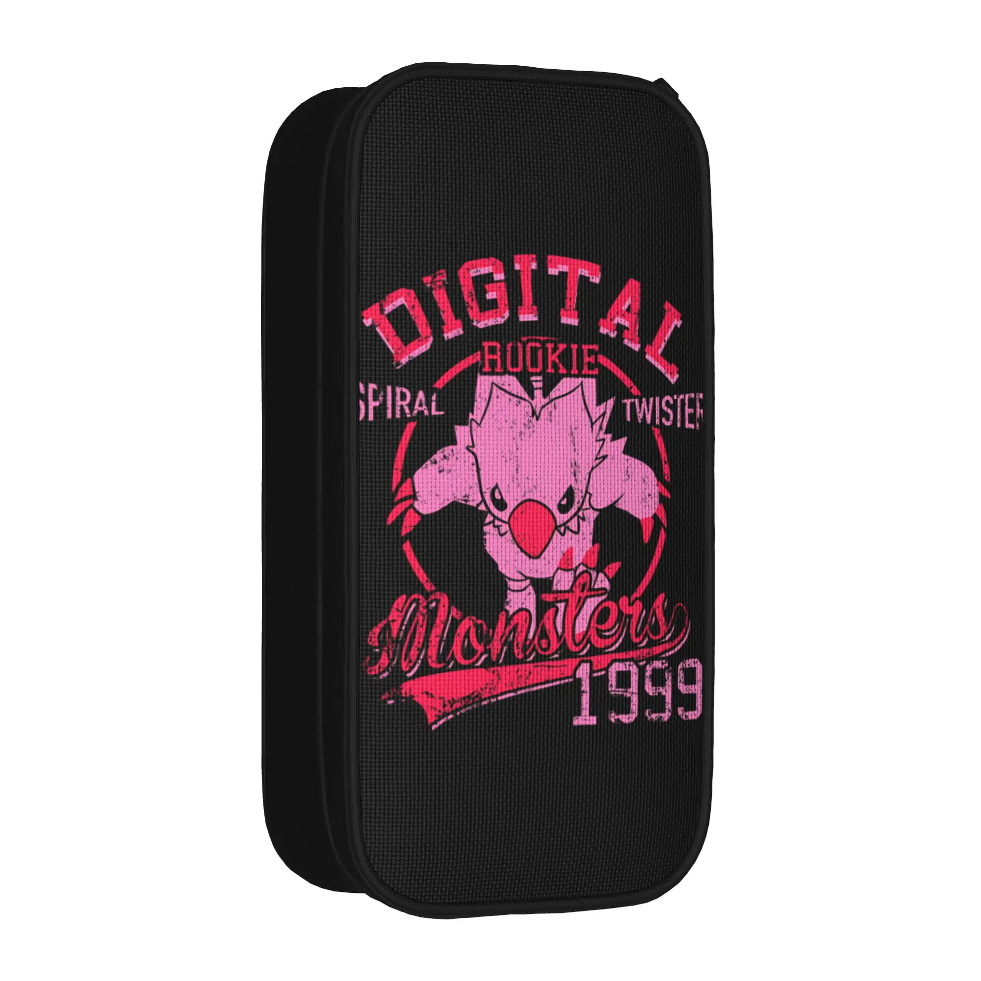 

Spiral Twister Digital Monster Digimon Accessories Pencil Case Large-capacity Kids School Supplies Pencil Bag Suprise Gift