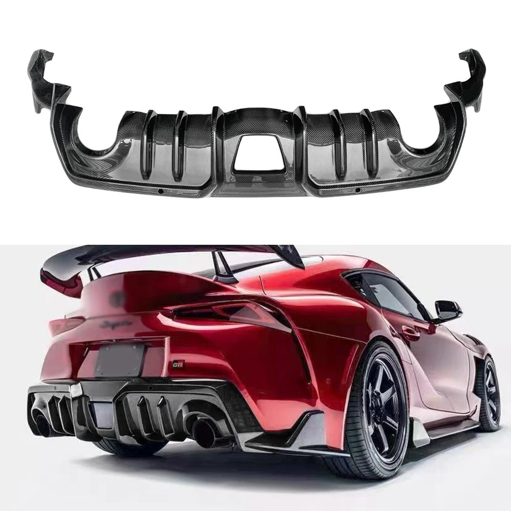 

Carbon Fiber AD Style Rear Diffuser for Toyota Supra a90 a91 mkv Rear Bumper Lip