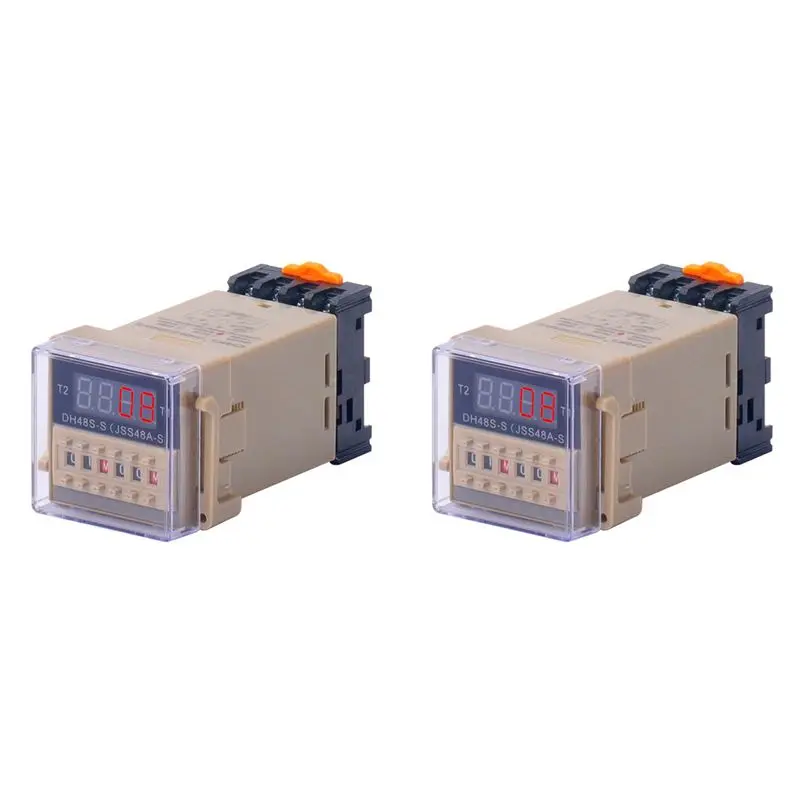 

BYBS-2X DH48S-S 12V Time Relay DC24V Repeat Cycle With Socket DH48S Series Delay Time With Base