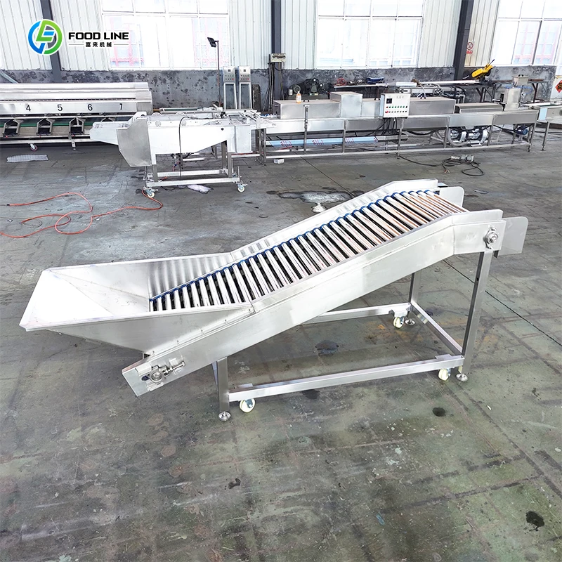 Customized Fruit Vegetable Table Sorter Roller Grading Potato Blueberry Onion Grader Size Sorting Machine
