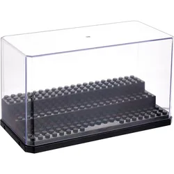 Acrylic Minifigure Display Case Box Display Case for Minifigure Action Figures Blocks Removable Display Box Cube Showcase