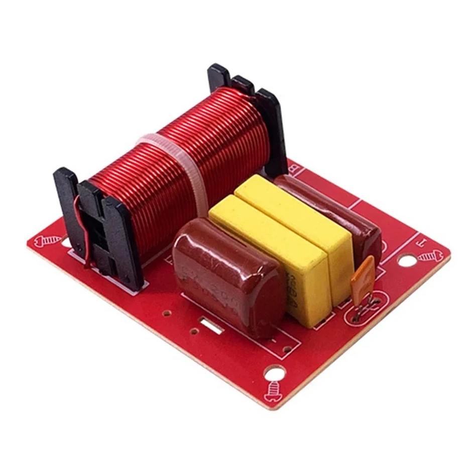 

10 шт., 2-канальный делитель динамиков 80 Вт, высокочастотный аудиофильтр, делитель динамиков, стереоразделитель, WEAH-234