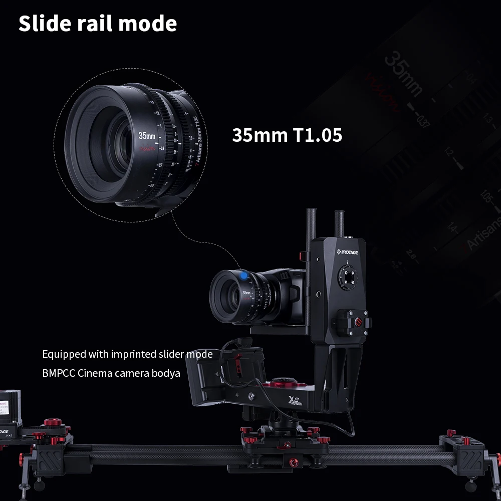 7artisans 25mm 35mm 50mm T1.05 APS-C Manual Focus Large Aperture Cine Vision Lens For Fujifx Sony E Micro 4/3 BMPCC 4K ZCAM E2 R