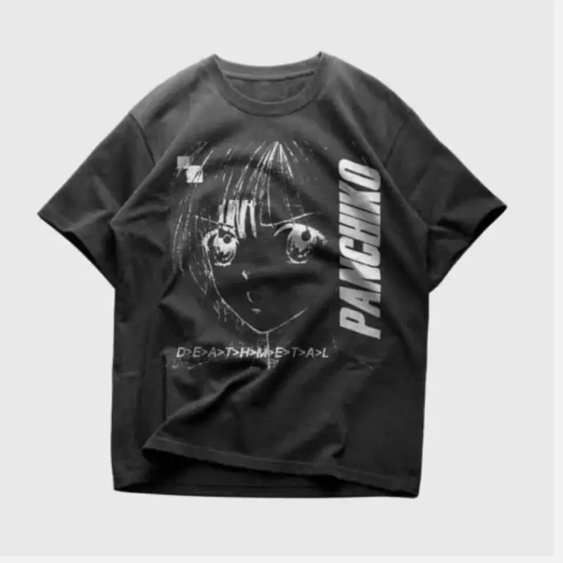 New Panchiko black T shirt DEATHMETAL Album Reprint