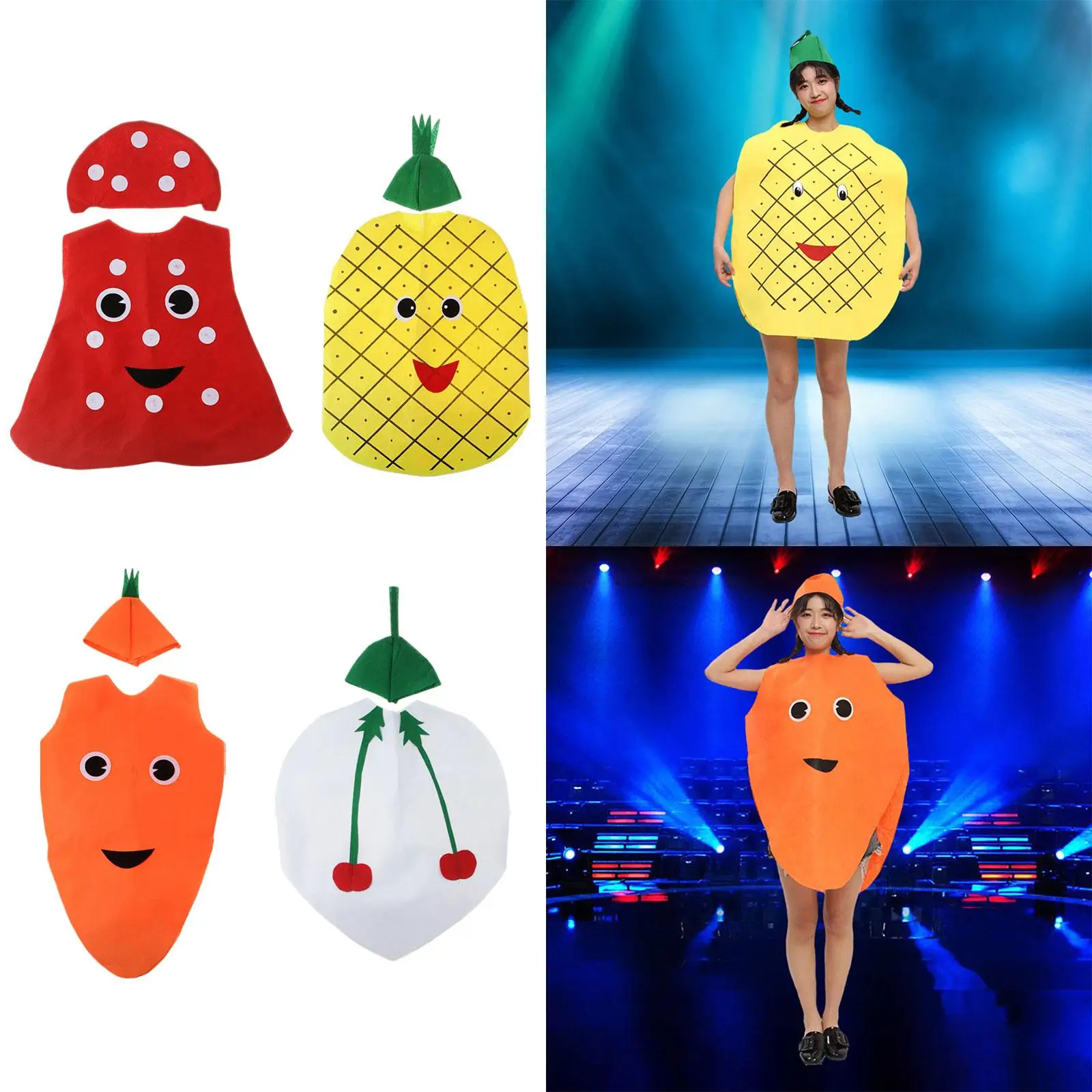 Volwassenen Cosplay Kostuum Lichtgewicht Schattige Mannen Vrouwen Verkleedkleding Outfit Voor Carnaval Rekwisieten Podium Voorstelling Rollenspel Feest